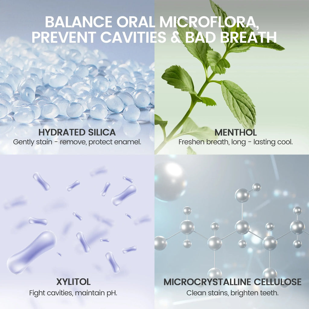 【MSDRWIKEY】New 7-Pro Intensive Toothpaste | Upgraded Purple Formula with 7 Probiotics | Deep Enamel Repair & Long-Lasting Freshness